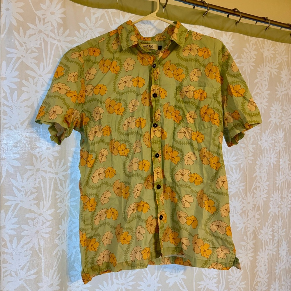 Fighting Eel puakenikeni men’s Floral Shirt